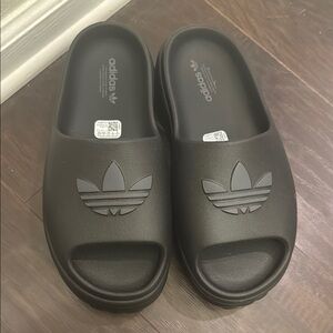 Adidas Black Slide Sandals